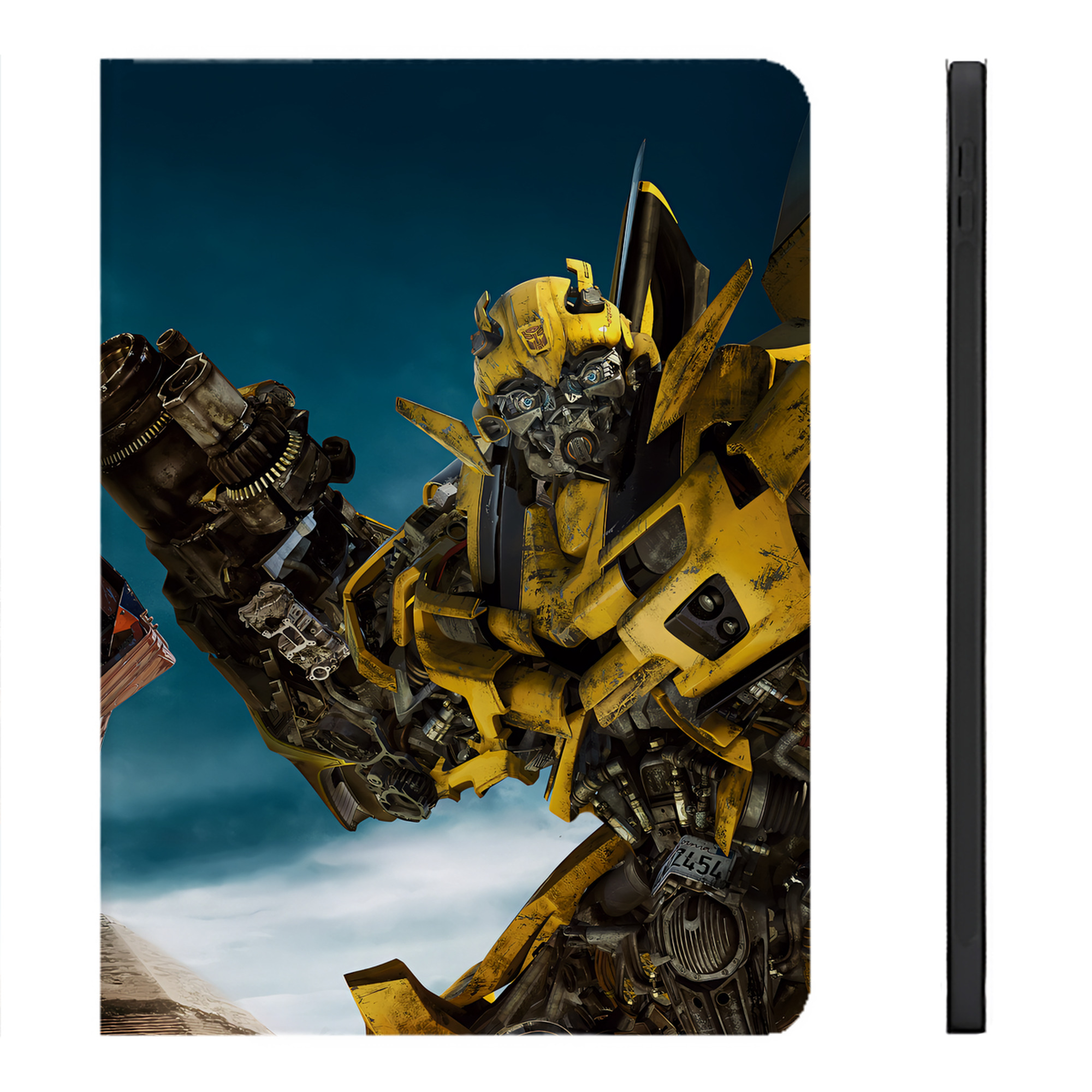 （画像用） Transformers トランスフォーマー IPadケース ペンホルダー付き ブックスタイルデザイン